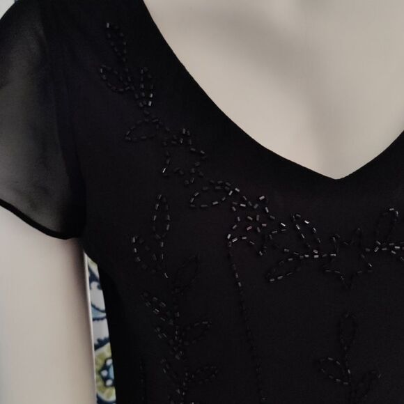 Beaded Handkerchief Dress  - Picture 2 of 7
